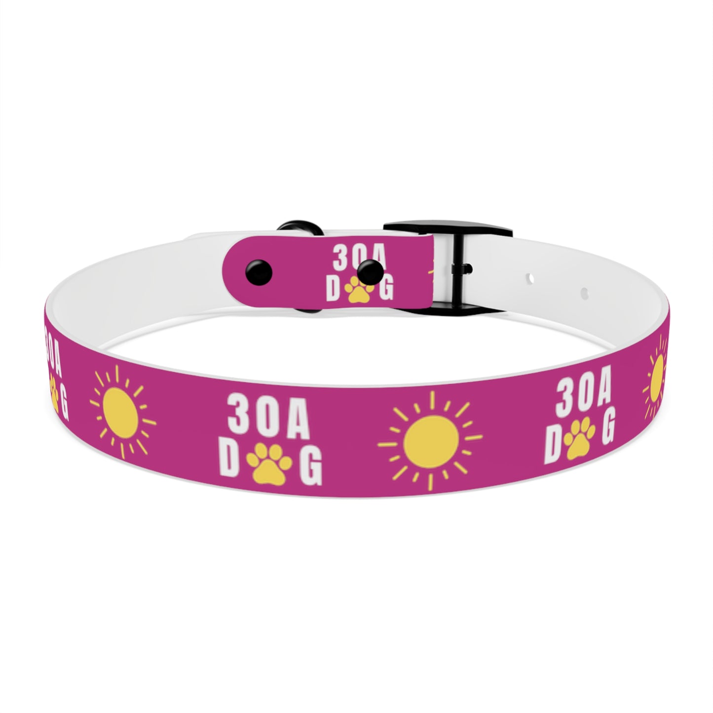 30A Dog Paw Collar Pink