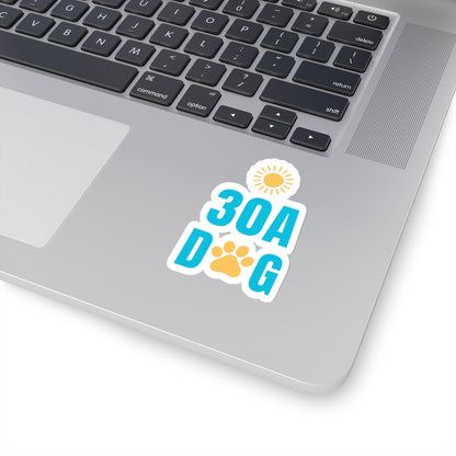 30A Dog Paw Print Kiss-Cut Stickers