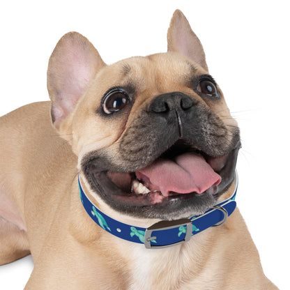 Turtles Dog Collar Ocean Blue