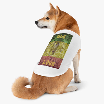 Rasta Dog One Love Pet Tank Top