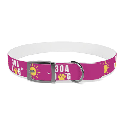 30A Dog Paw Collar Pink