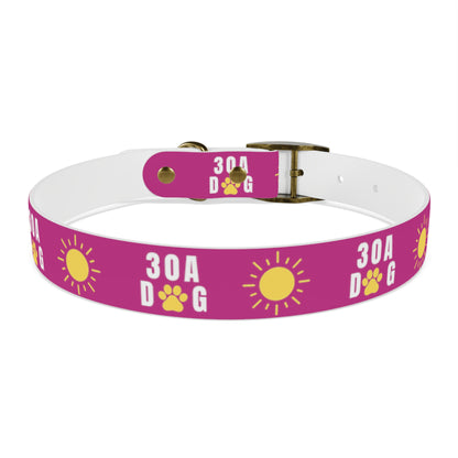 30A Dog Paw Collar Pink