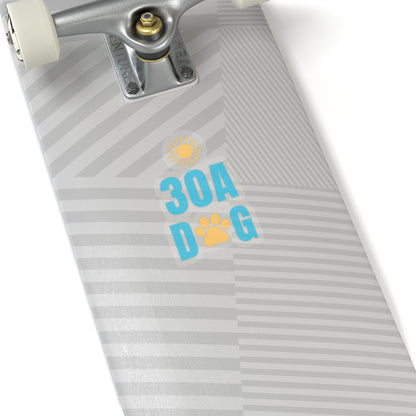 30A Dog Paw Print Kiss-Cut Stickers