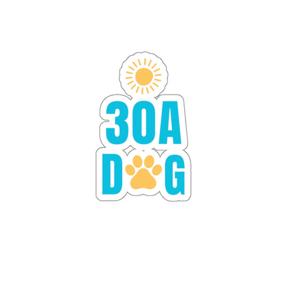 30A Dog Paw Print Kiss-Cut Stickers