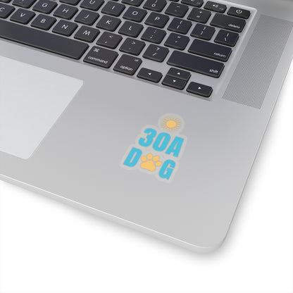 30A Dog Paw Print Kiss-Cut Stickers