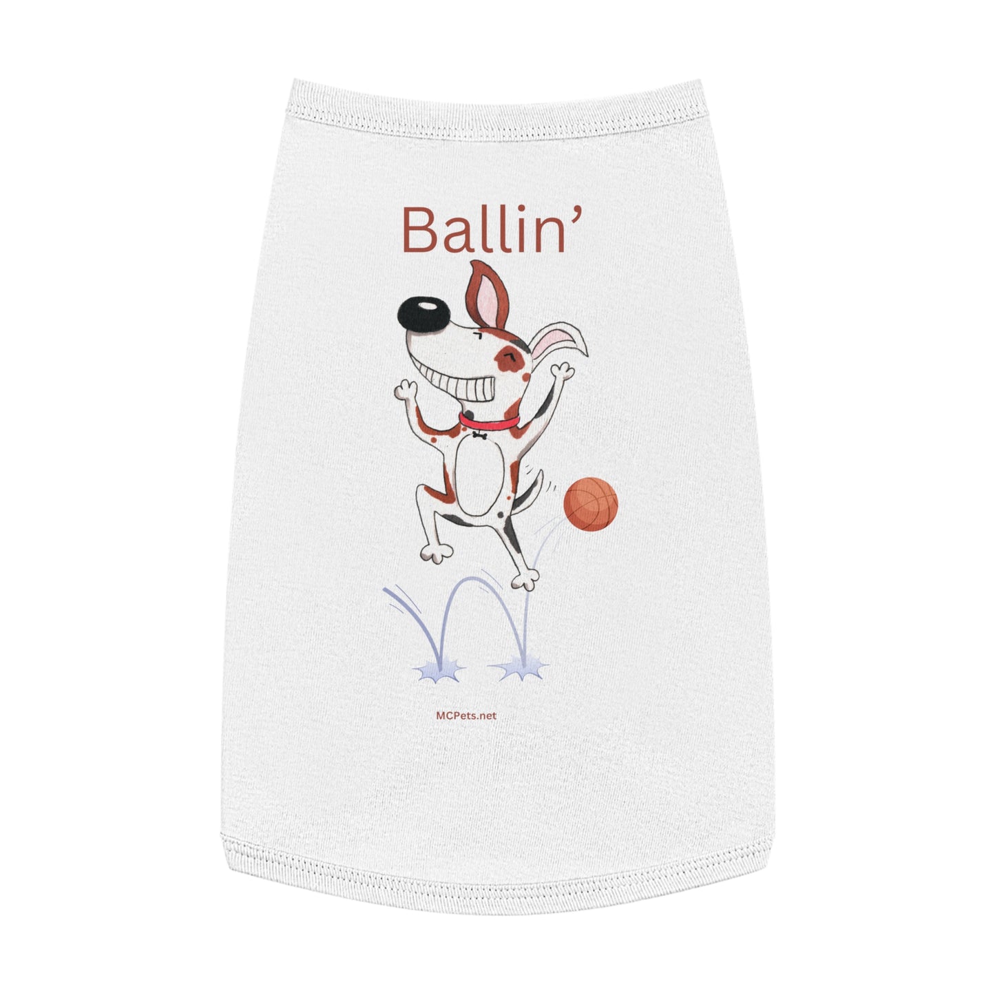 Ballin! Dog Tank Top