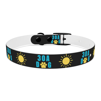 30A Dog Paw Collar Black