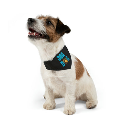 30A Pet Bandana Collar Black