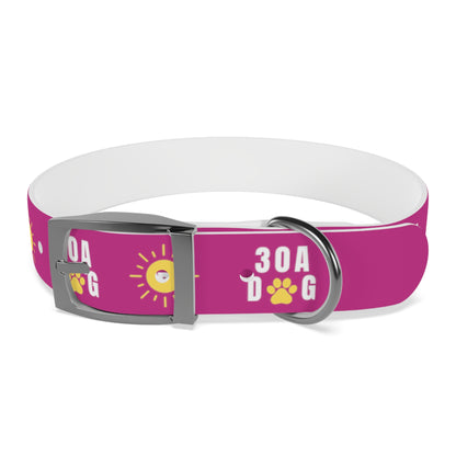 30A Dog Paw Collar Pink