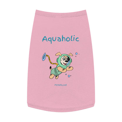 Aquaholic Scuba Dog Tank Top