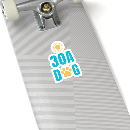 30A Dog Paw Print Kiss-Cut Stickers