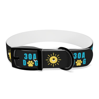 30A Dog Paw Collar Black