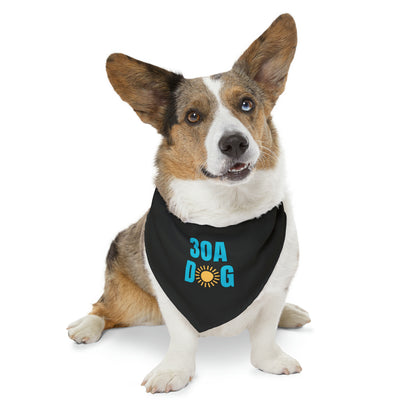 30A Pet Bandana Collar Black
