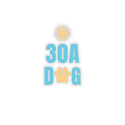 30A Dog Paw Print Kiss-Cut Stickers