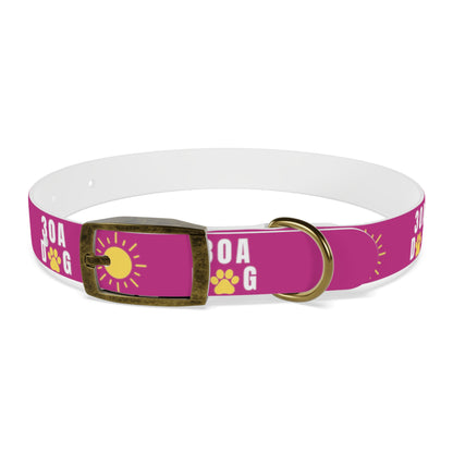 30A Dog Paw Collar Pink
