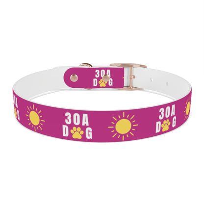 30A Dog Paw Collar Pink