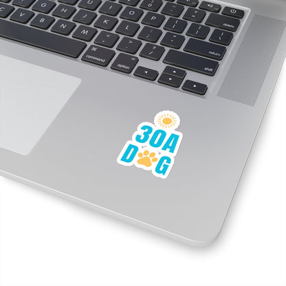 30A Dog Paw Print Kiss-Cut Stickers