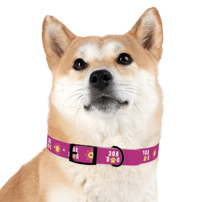 30A Dog Paw Collar Pink