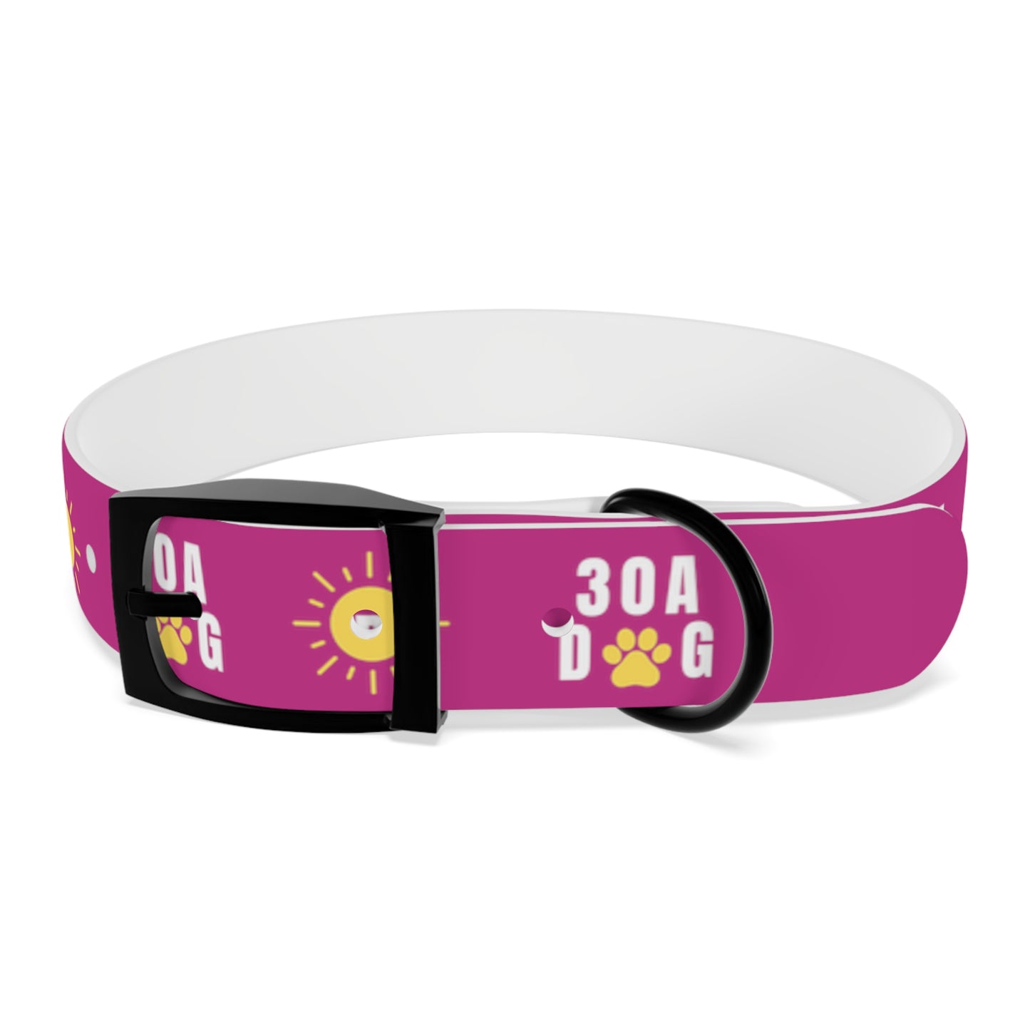 30A Dog Paw Collar Pink