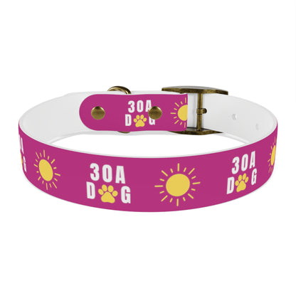 30A Dog Paw Collar Pink