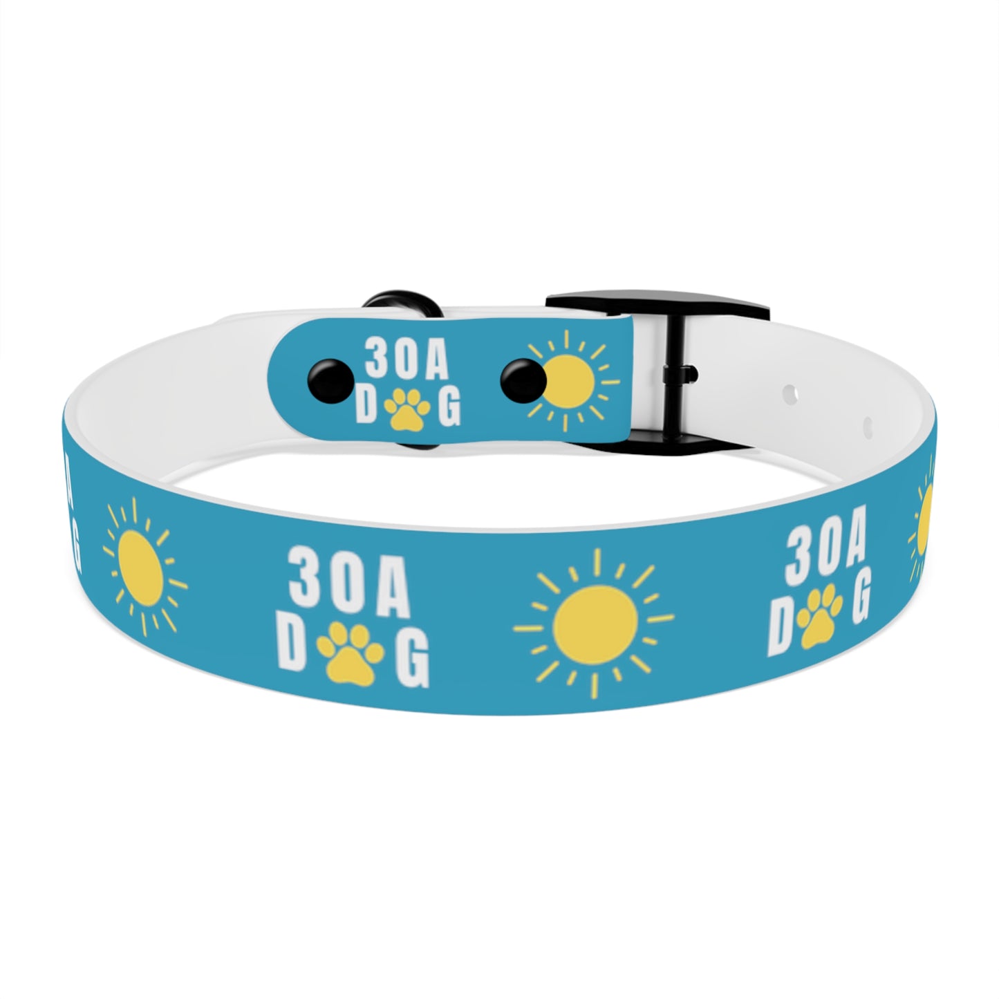 30A Dog Paw Collar Turquoise