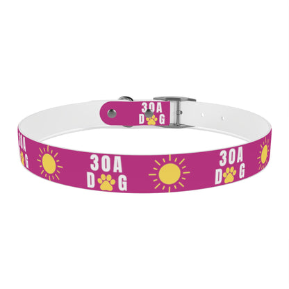 30A Dog Paw Collar Pink