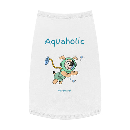 Aquaholic Scuba Dog Tank Top