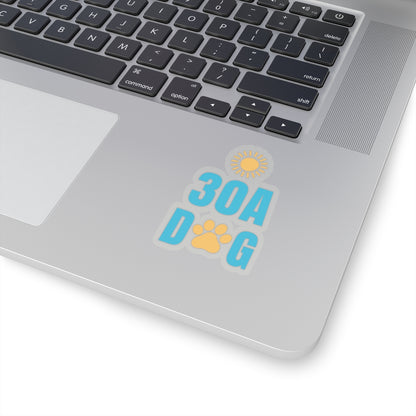 30A Dog Paw Print Kiss-Cut Stickers