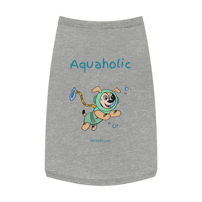 Aquaholic Scuba Dog Tank Top