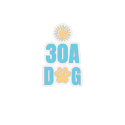 30A Dog Paw Print Kiss-Cut Stickers