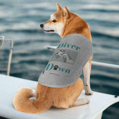 Diver Down Scuba Dog Tank Top