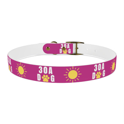 30A Dog Paw Collar Pink