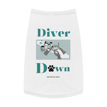 Diver Down Scuba Dog Tank Top