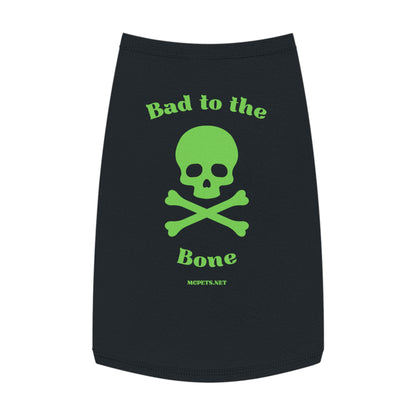 Bad to the Bone Skull and Cross Bones Pet Tank Top