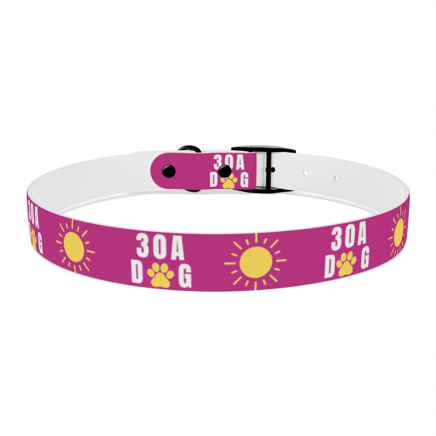 30A Dog Paw Collar Pink