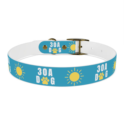 30A Dog Paw Collar Turquoise