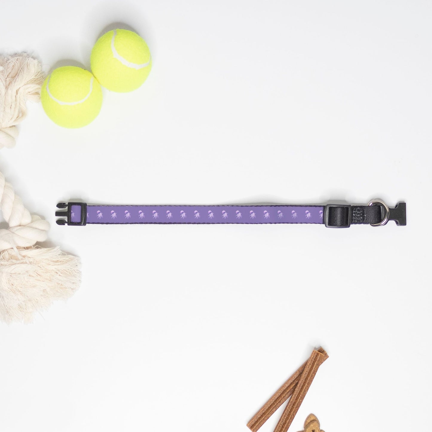 Jelly Fish Pet Collar Purple