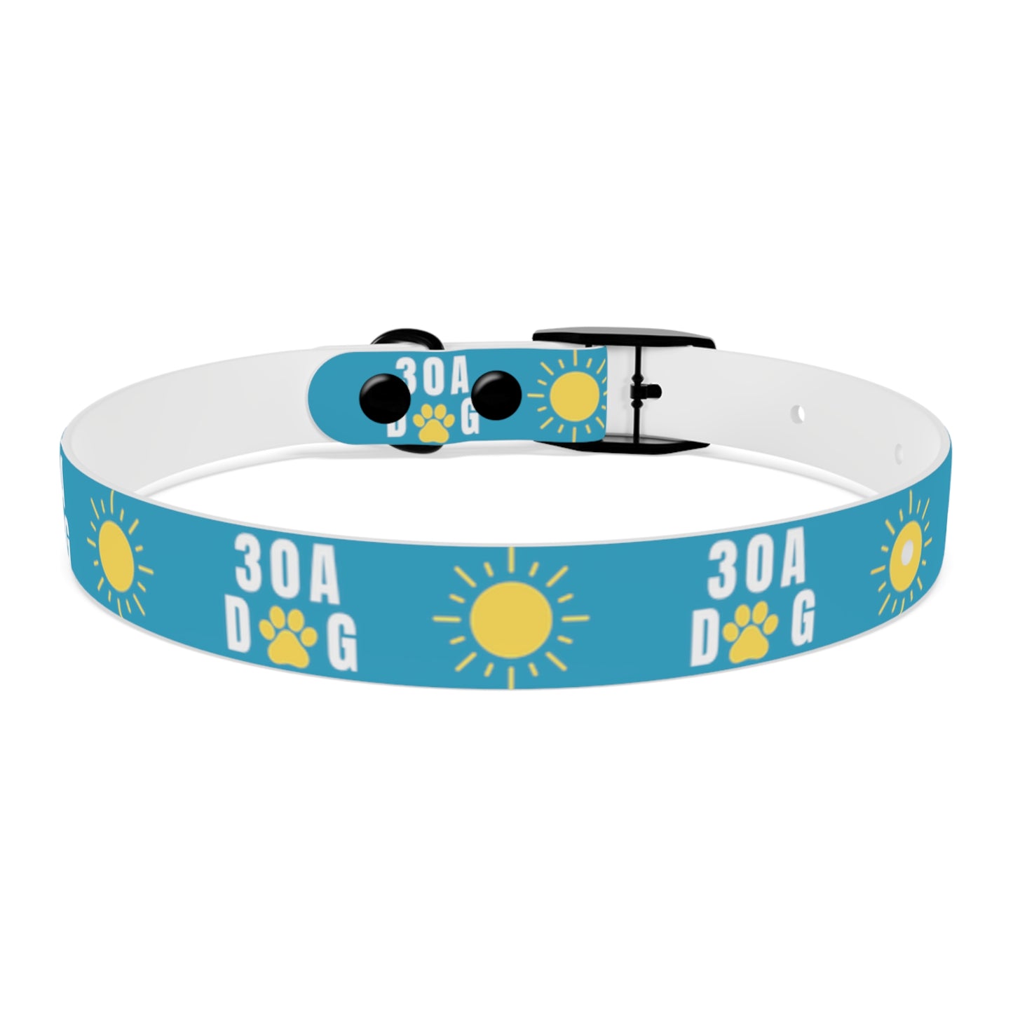 30A Dog Paw Collar Turquoise