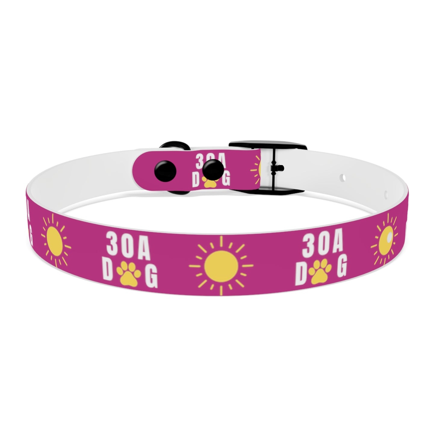 30A Dog Paw Collar Pink