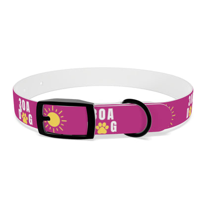 30A Dog Paw Collar Pink