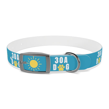 30A Dog Paw Collar Turquoise
