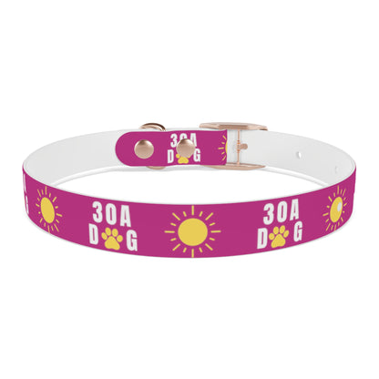 30A Dog Paw Collar Pink