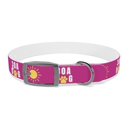 30A Dog Paw Collar Pink