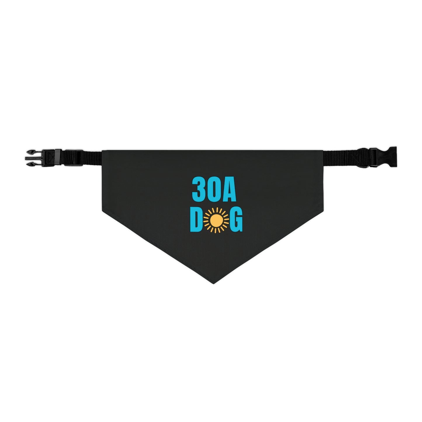 30A Pet Bandana Collar Black