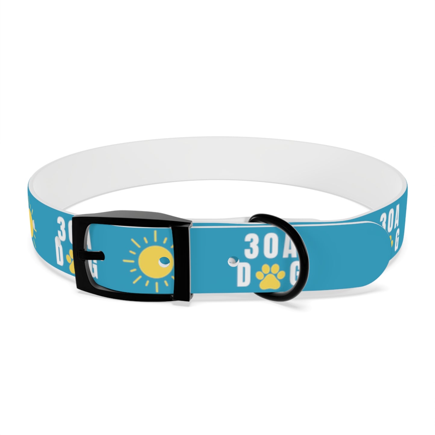 30A Dog Paw Collar Turquoise
