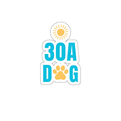 30A Dog Paw Print Kiss-Cut Stickers