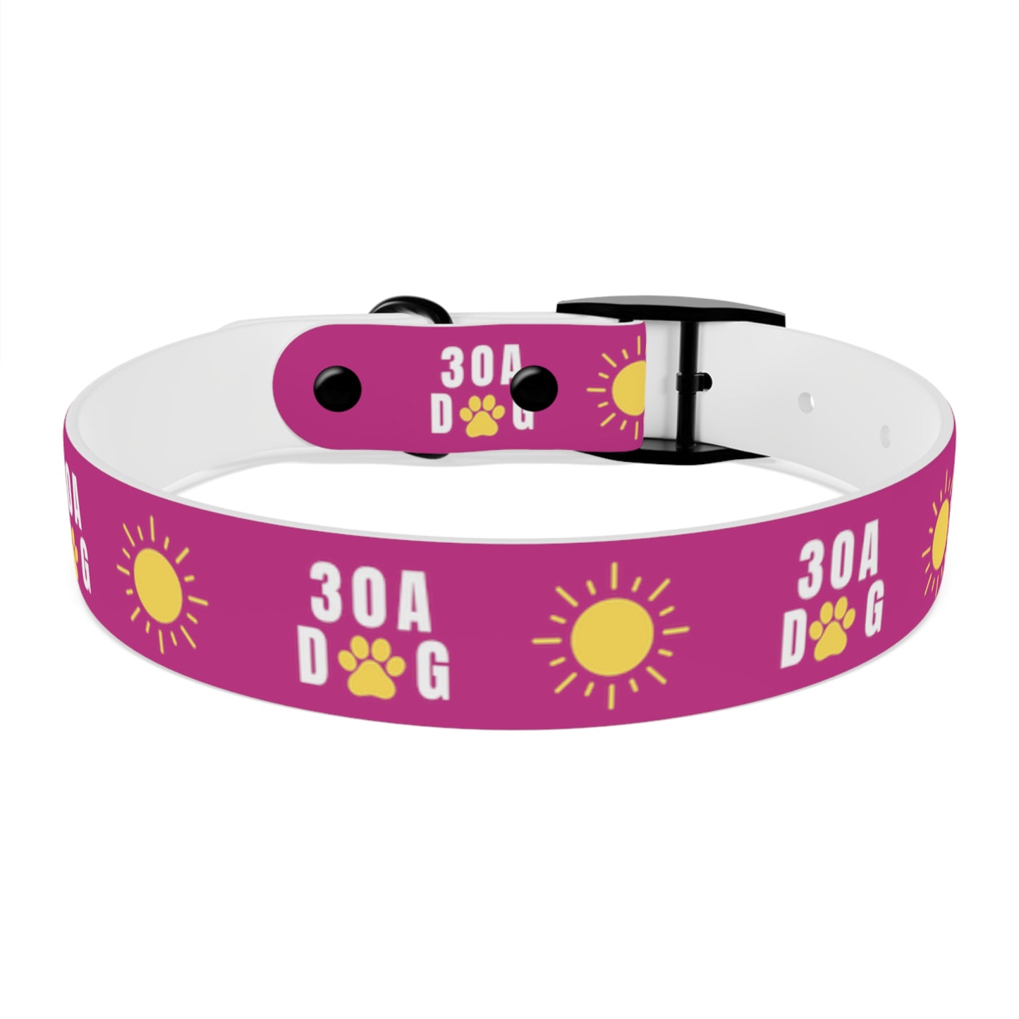 30A Dog Paw Collar Pink