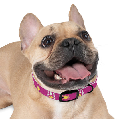 30A Dog Paw Collar Pink