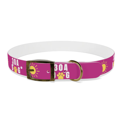 30A Dog Paw Collar Pink
