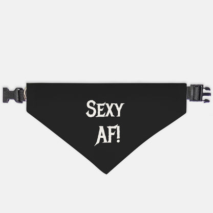 Sexy AF Collar Pet Bandana (LG & XL)